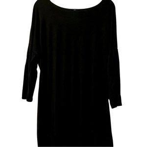 HiLow Drop Shoulder Batwing 3/4 Sleeve Dress or Tunic